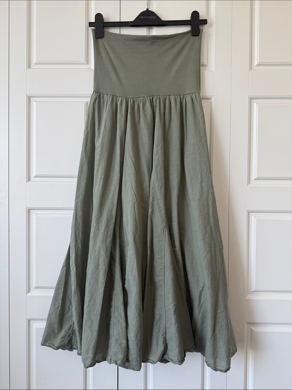 Unbranded Sage Green Maxi Skirt - Size M